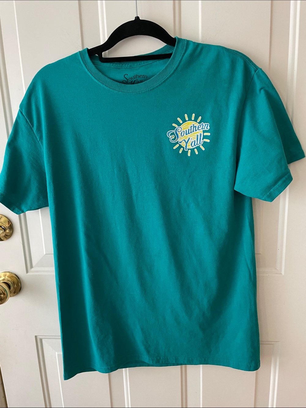 Teal Short Sleeve Graphic Tee Size M